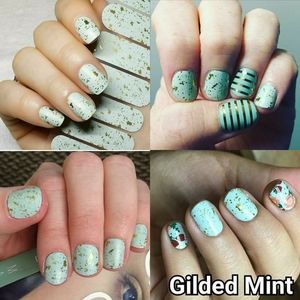 Jamberry Nail Wrap - Gilded Mint